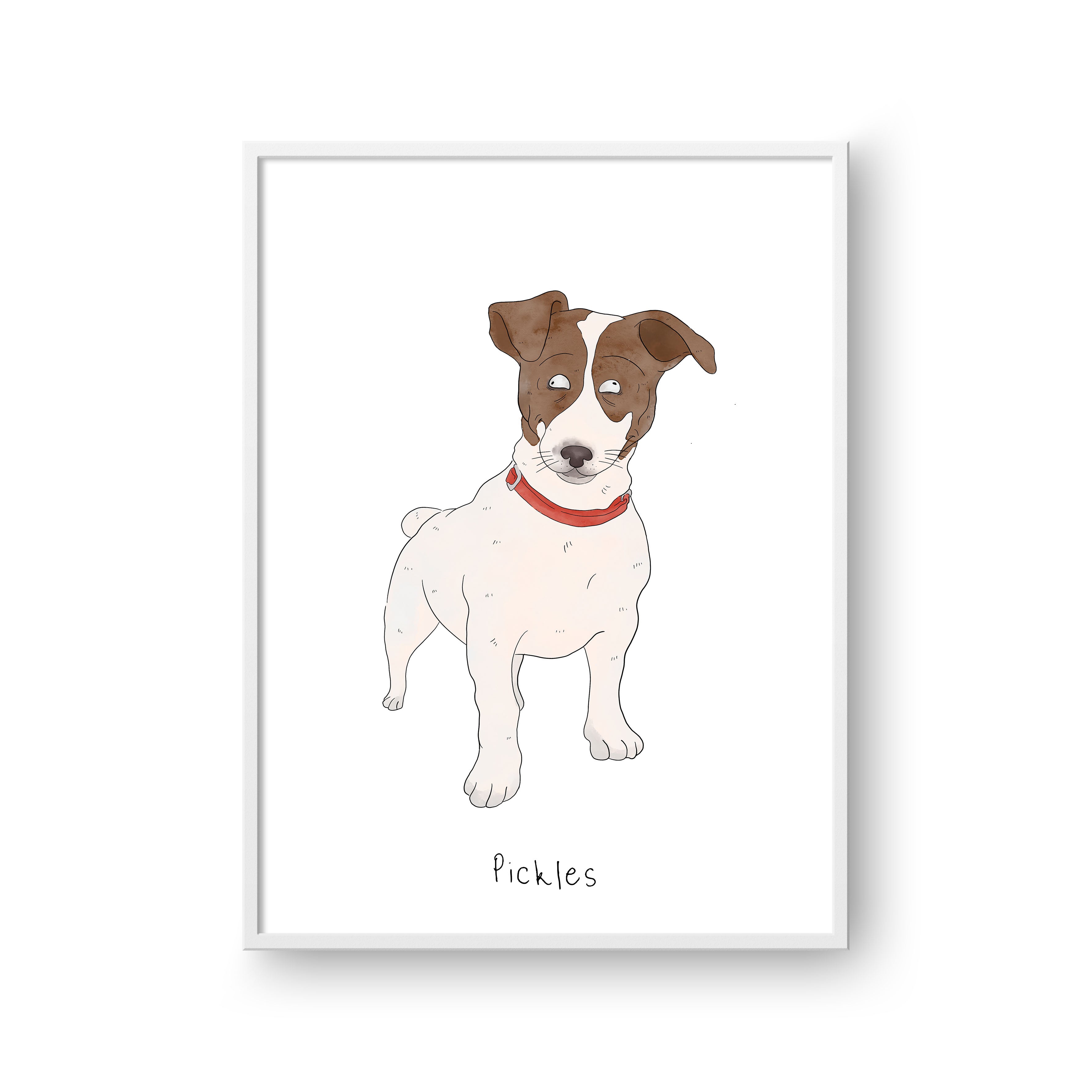 Ugly Pet Portrait - One Pet, Framed Poster