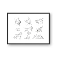 Pet Poses Sketch