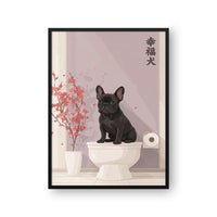 Toilet Seat Asian Style Portrait