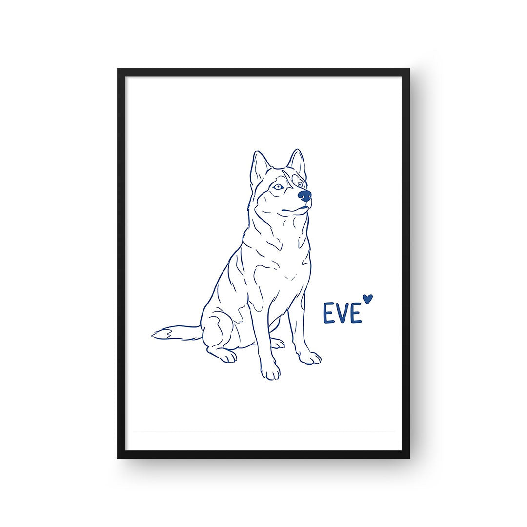 Minimalist Pet Portrait