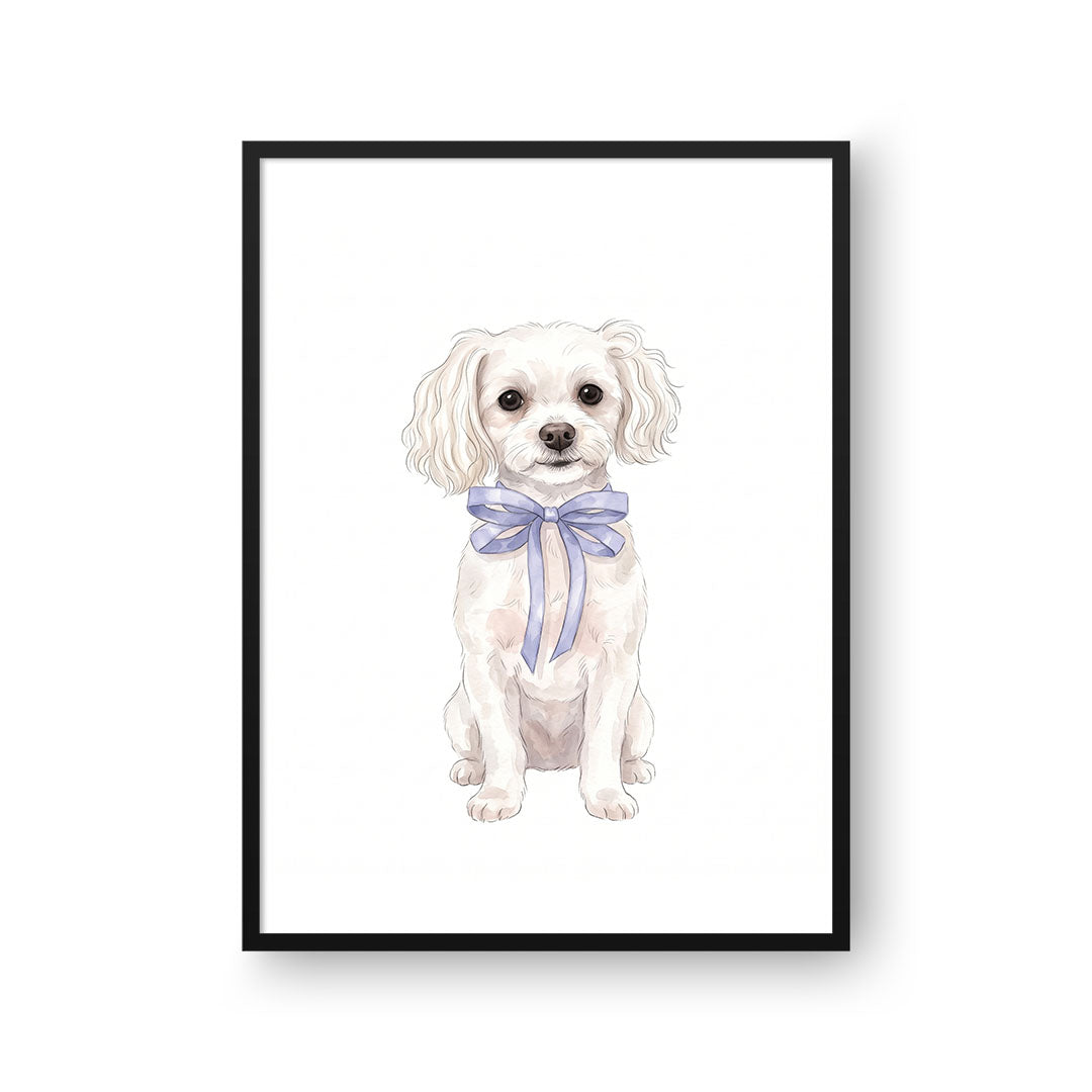 Bow Tied Pet Portrait