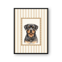 Watercolor Stamp Portrait