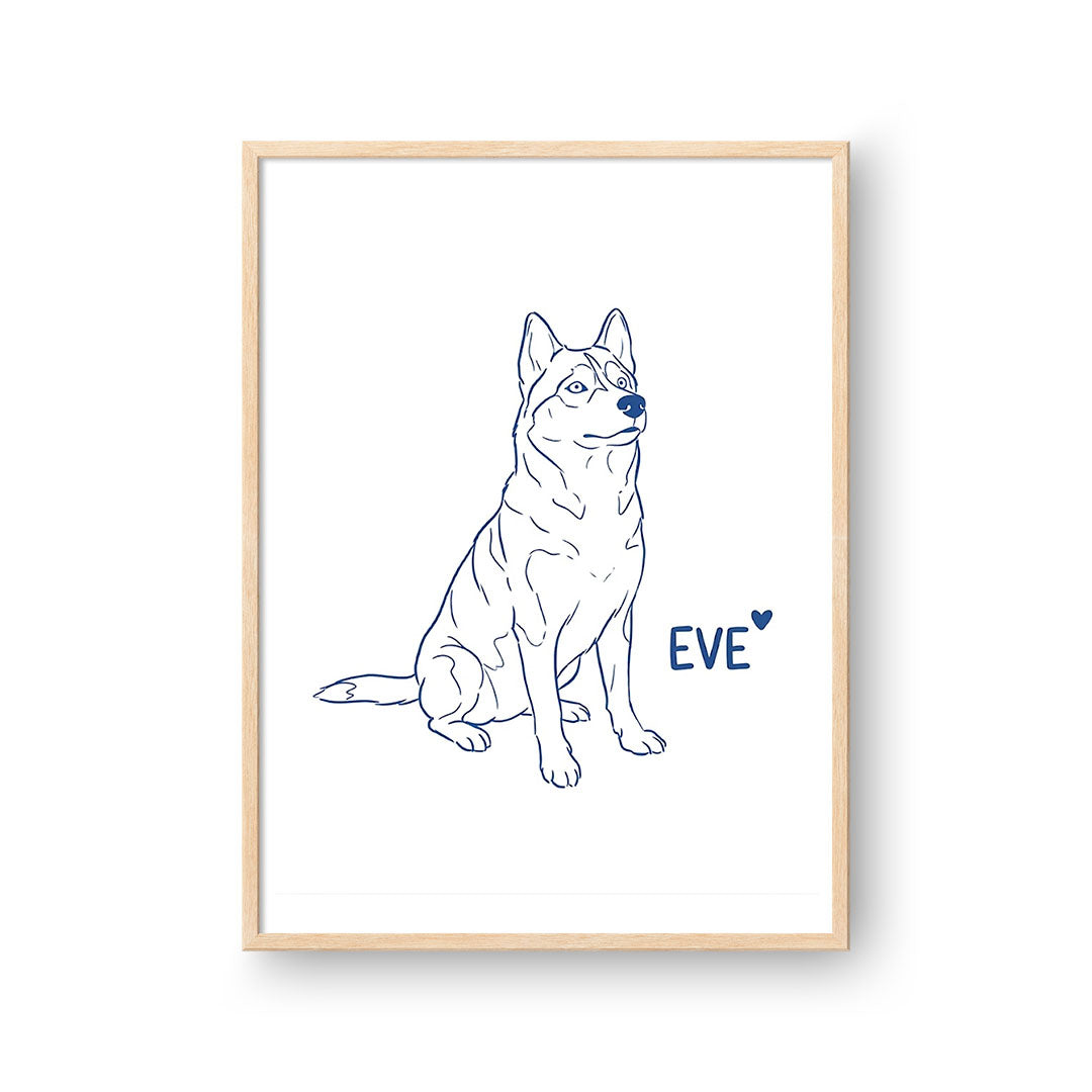 Minimalist Pet Portrait