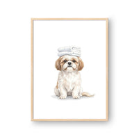 Fresh Towels Pet Portrait
