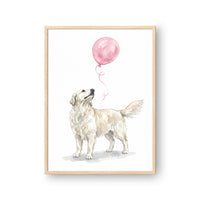 Watercolor Balloon Pet Portrait