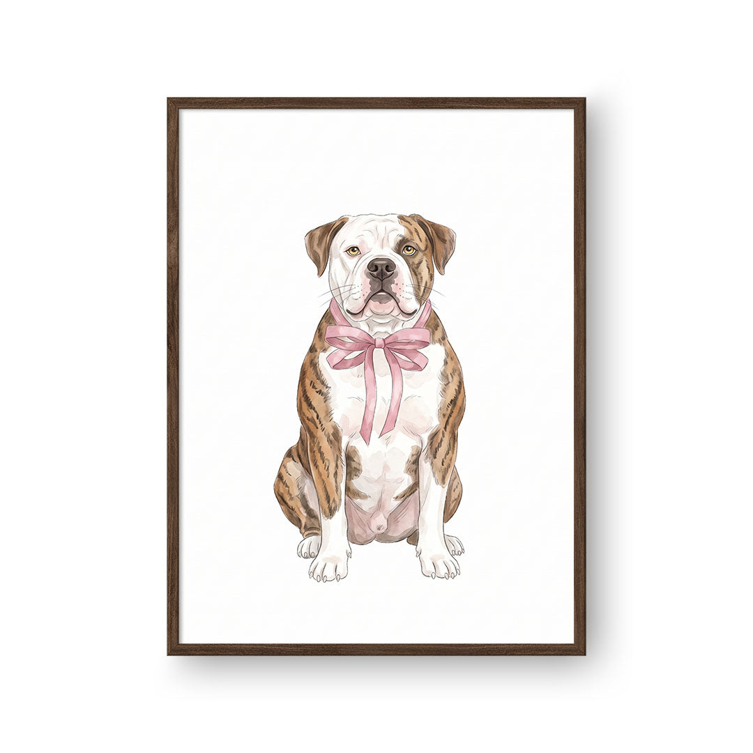 Bow Tied Pet Portrait
