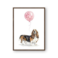Watercolor Balloon Pet Portrait