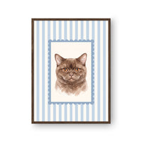 Watercolor Stamp Portrait