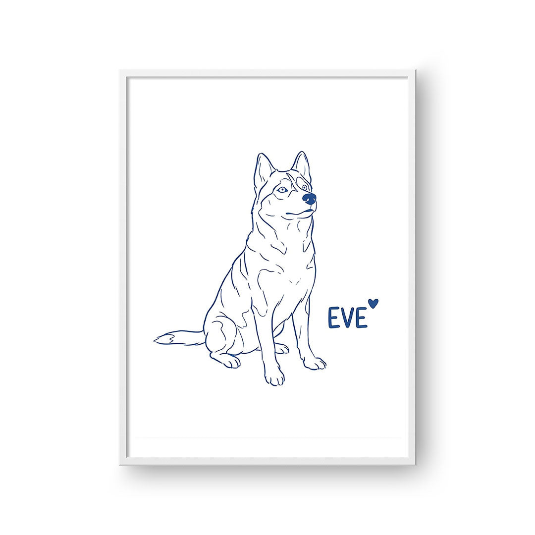 Minimalist Pet Portrait