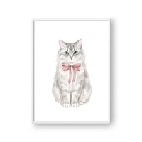 Bow Tied Pet Portrait