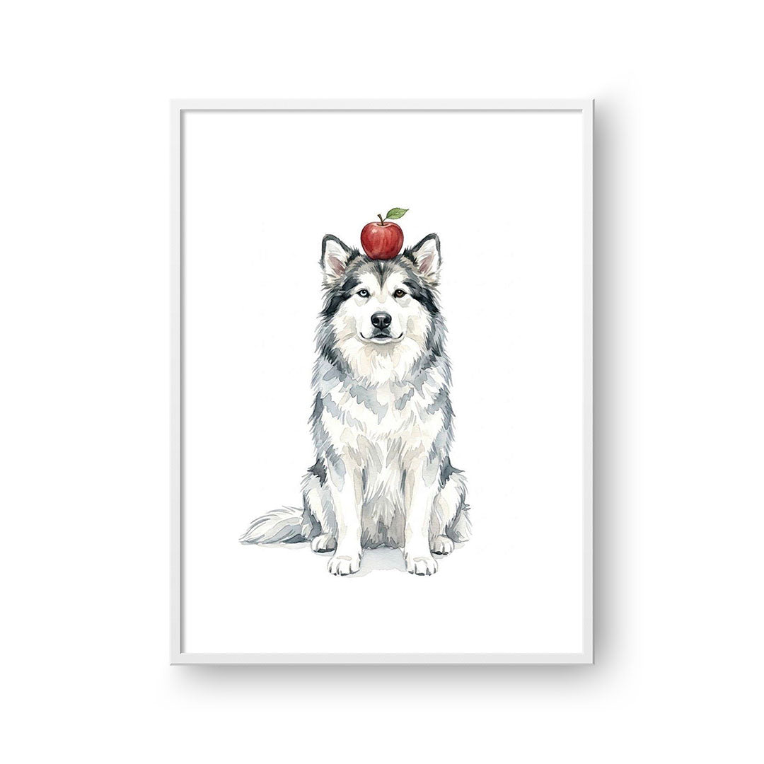 Balancing Apple Pet Portrait