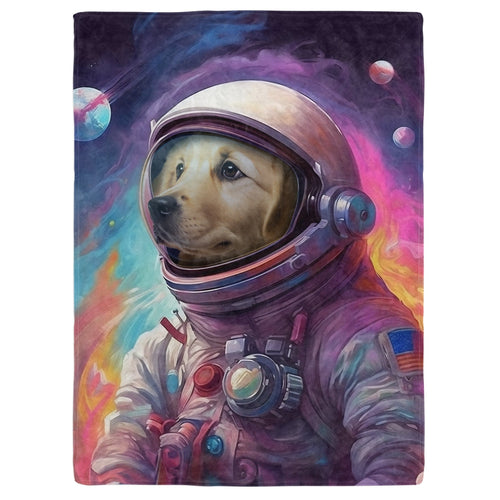 Crown and Paw - Blanket Galactic Pet - Custom Pet Blanket