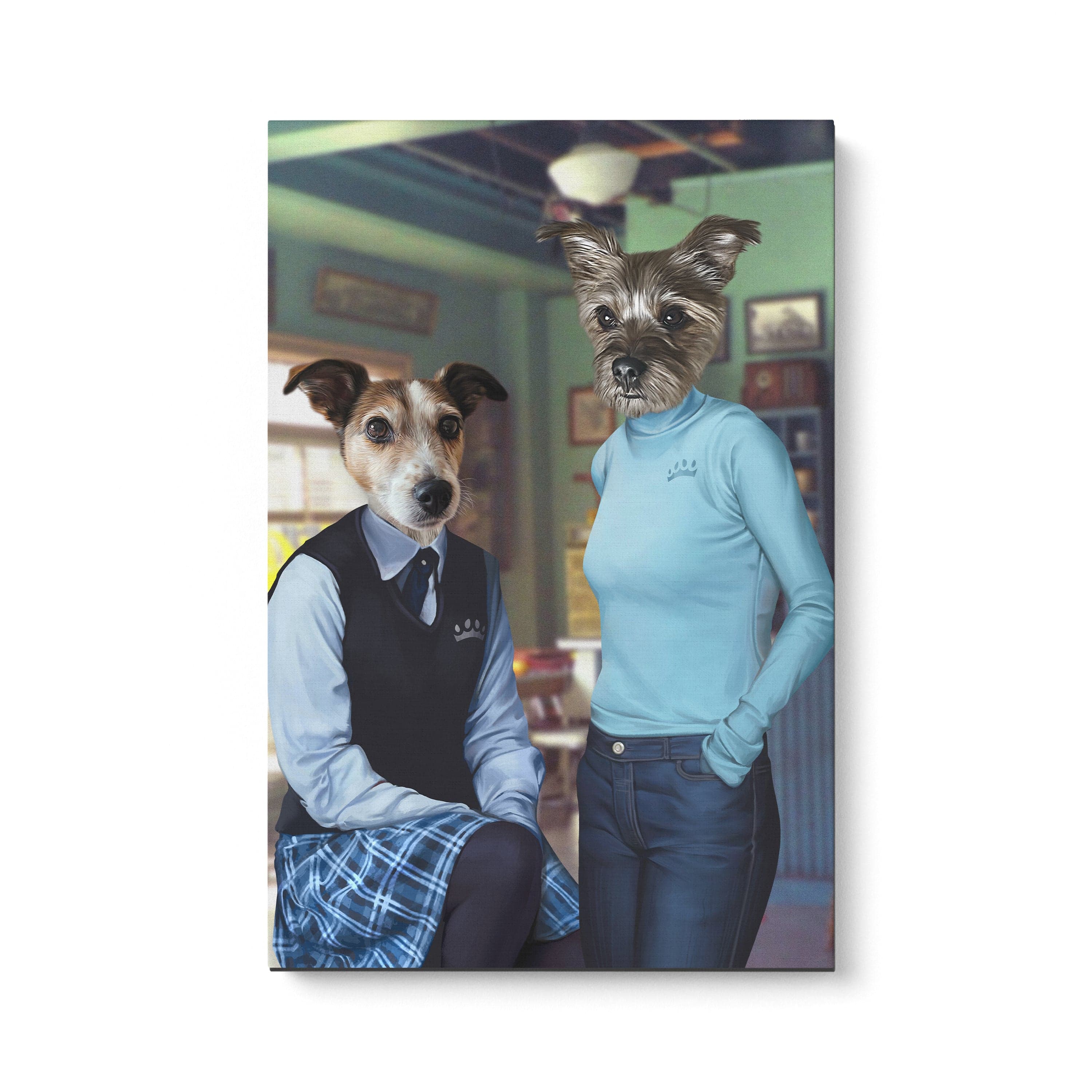 Crown and Paw - Canvas Gilpaw Girls - Custom Pet Canvas