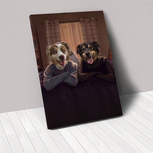 Crown and Paw - Canvas Ginny and Georgia - Custom Pet Canvas