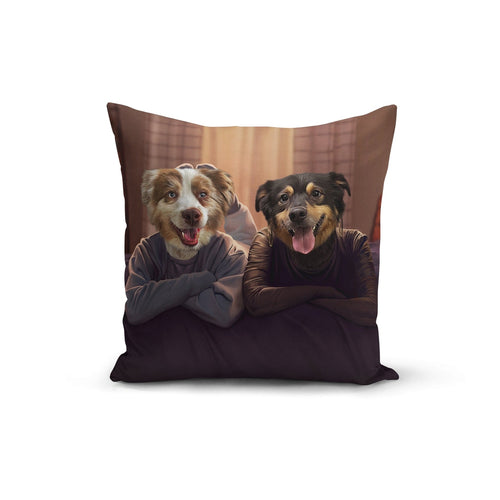 Crown and Paw - Throw Pillow Ginny and Georgia - Custom Throw Pillow