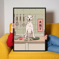 In The Kitchen Asian Style Pet Portrait