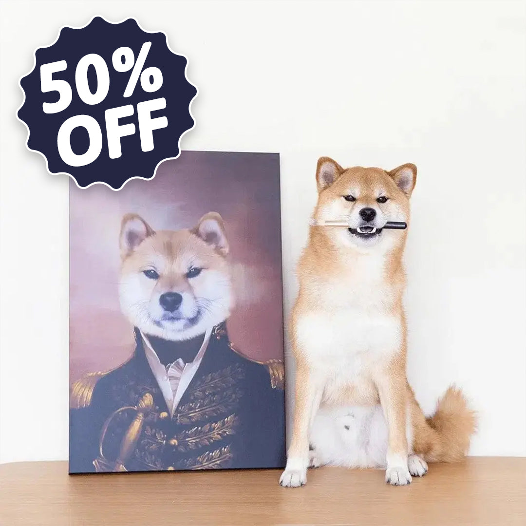 Renaissance Pet Portrait (50% Off) - Custom Canvas