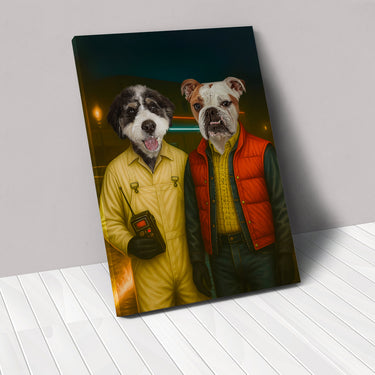 Marty and Doc - Custom Pet Canvas