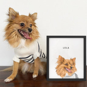 Modern Pet Portrait - One Pet
