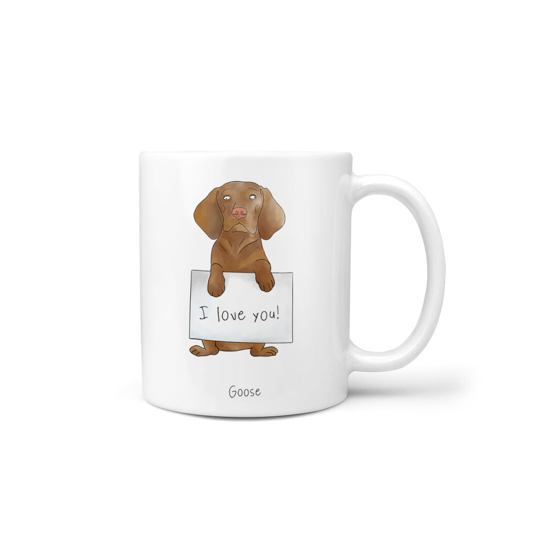 Custom Ugly Pet Portrait Mug - One Pet