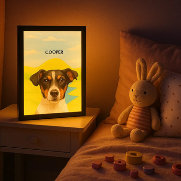Night Light LED Pet Portrait - One Pet