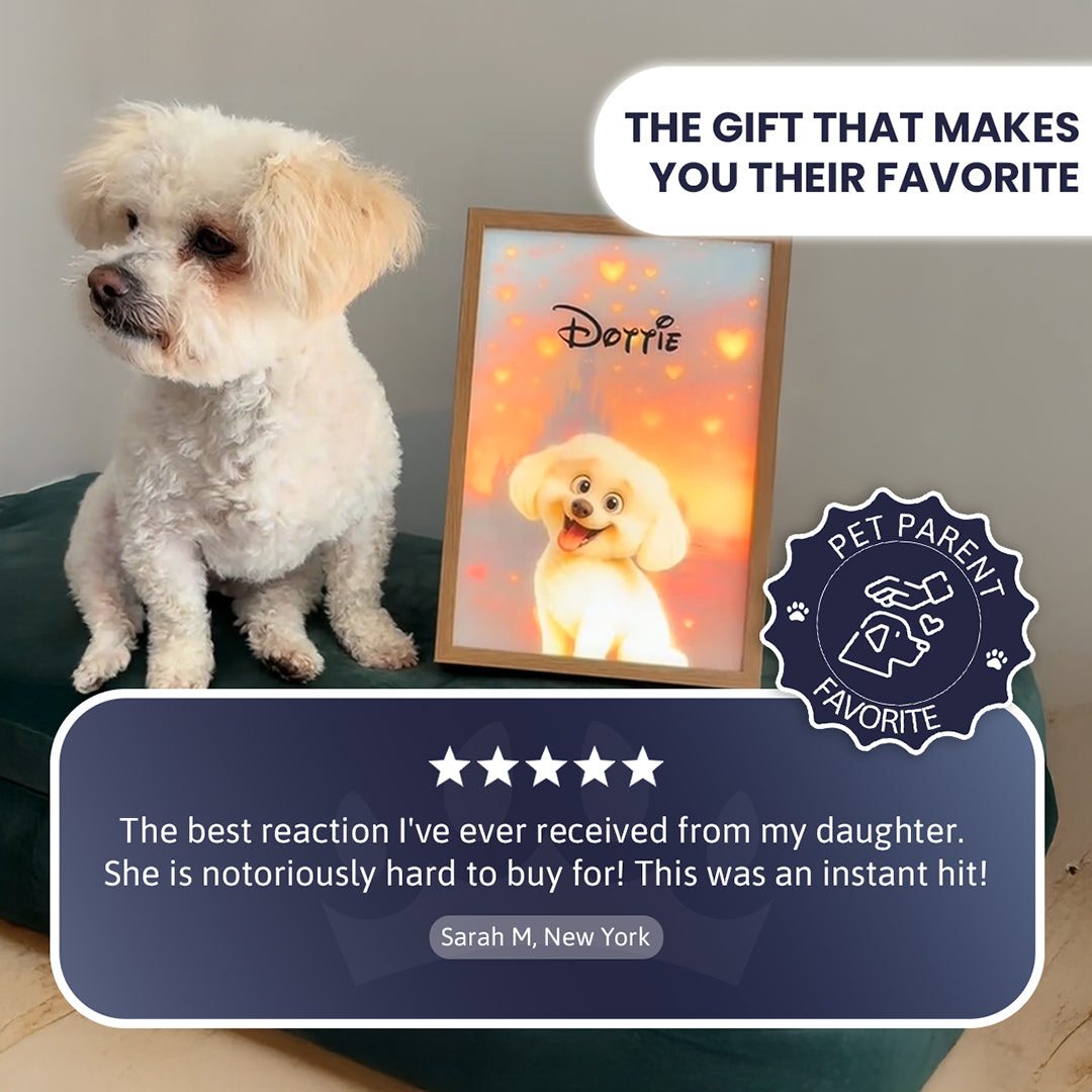 Constellation Pet Portrait LED Night Light