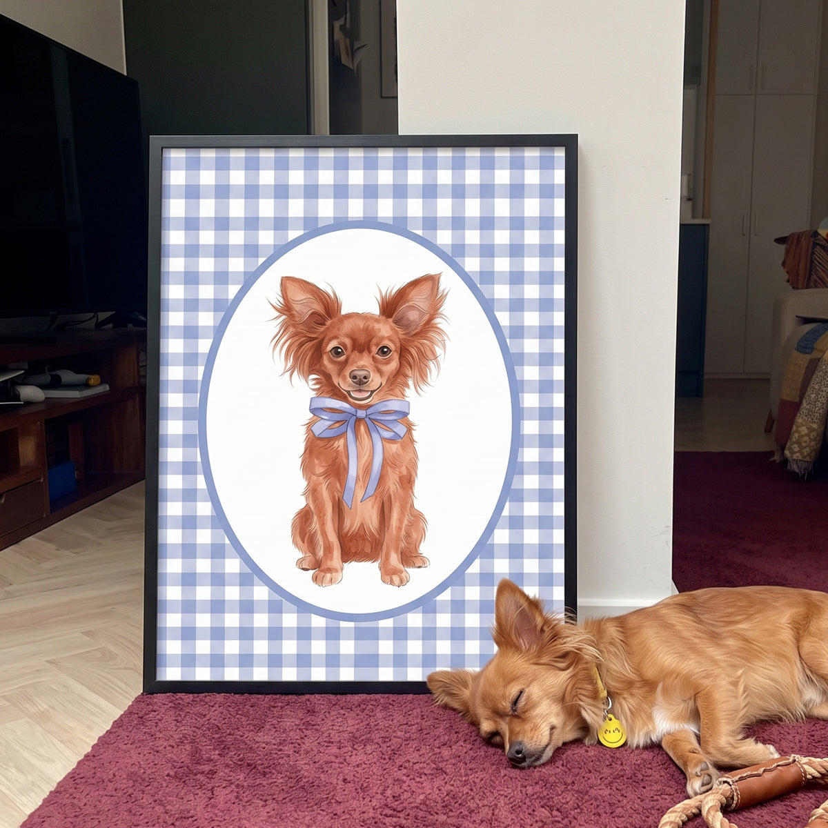 Bow Tied Pet Portrait