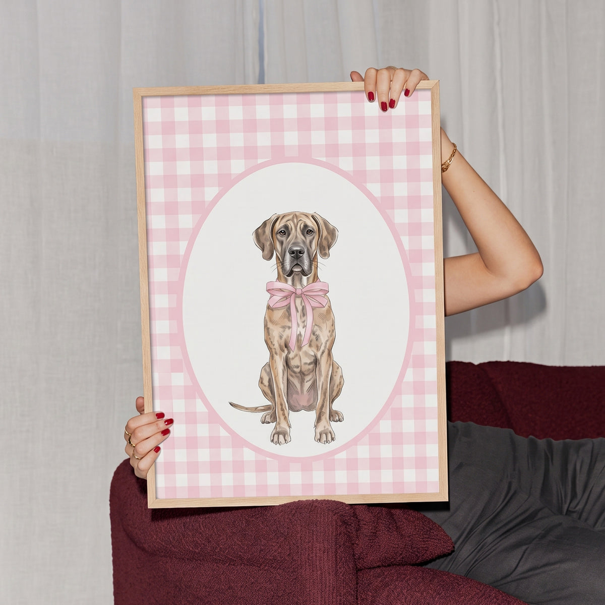 Bow Tied Pet Portrait