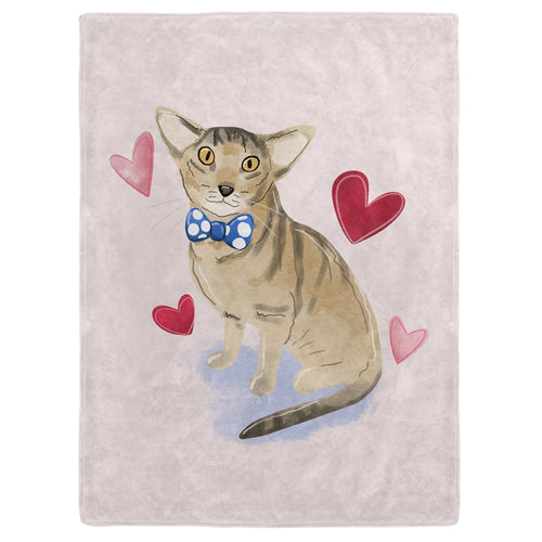 Sweet Pet Portrait Blanket - One Pet