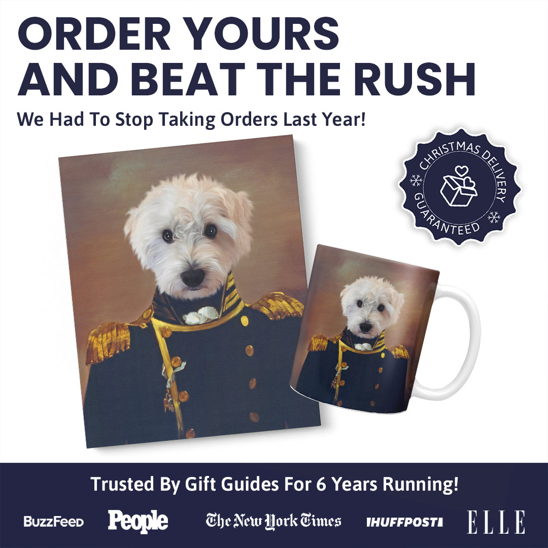 The Admiral - Custom Pet Canvas