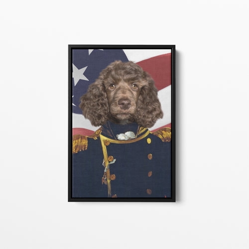 The Admiral - USA Flag Edition - Custom Pet Canvas