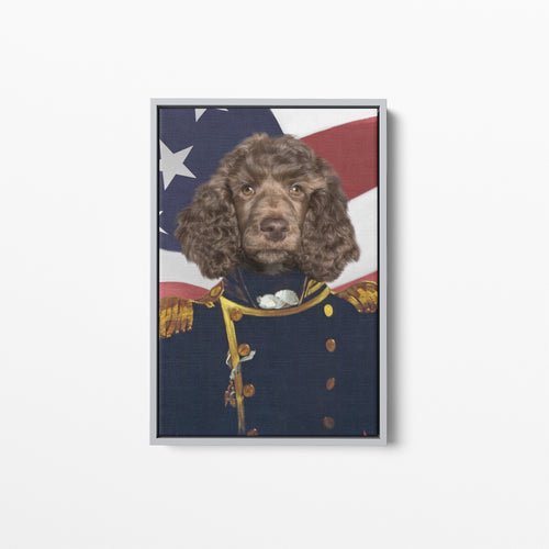 The Admiral - USA Flag Edition - Custom Pet Canvas