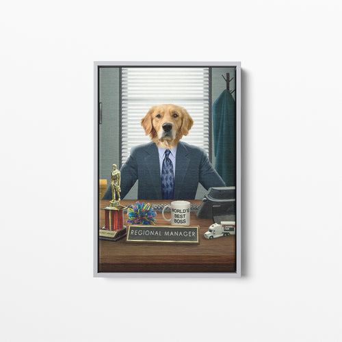 The Best Boss - Custom Pet Canvas