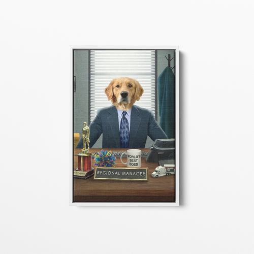 The Best Boss - Custom Pet Canvas