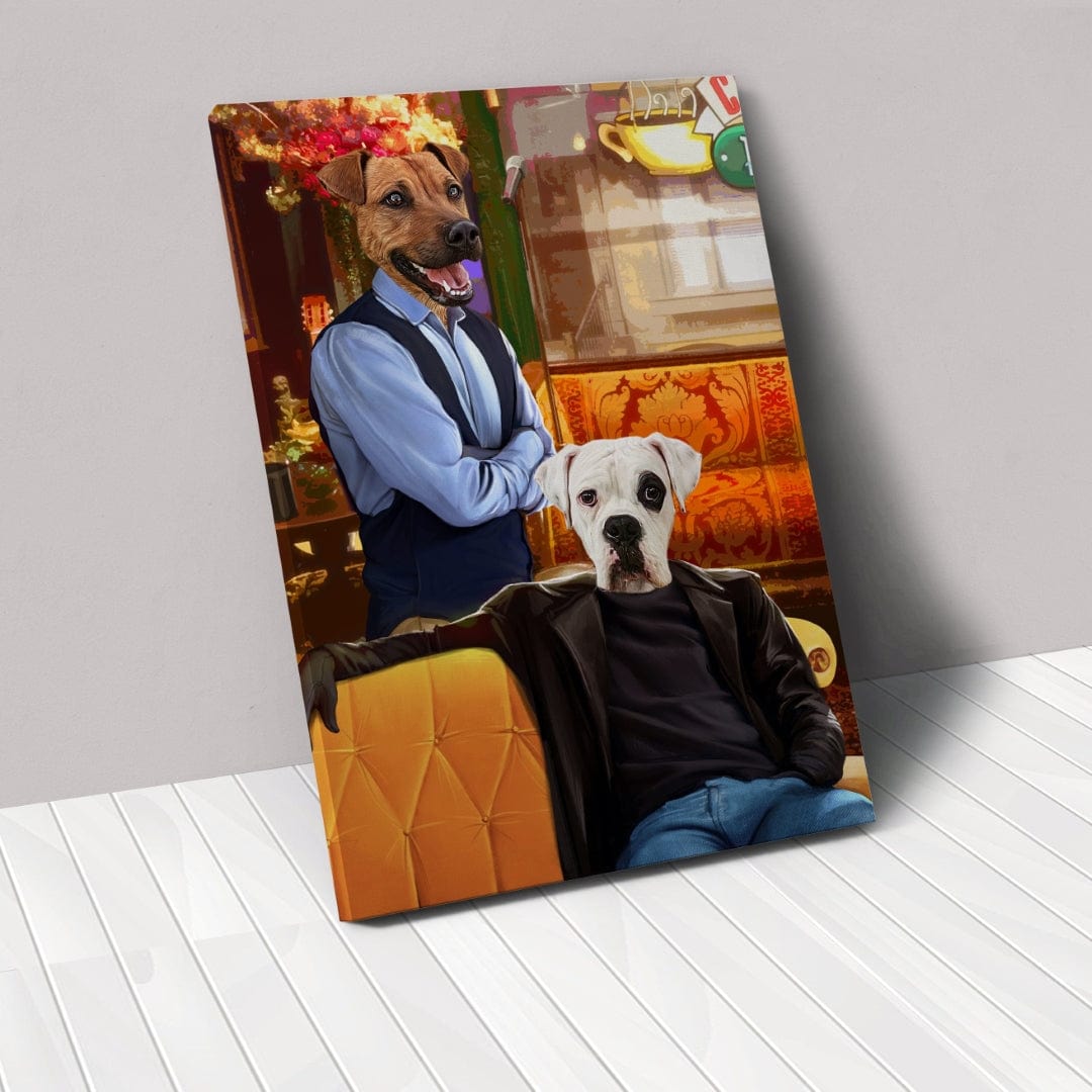 Crown and Paw - Canvas Boy Room Mates - Custom Pet Canvas