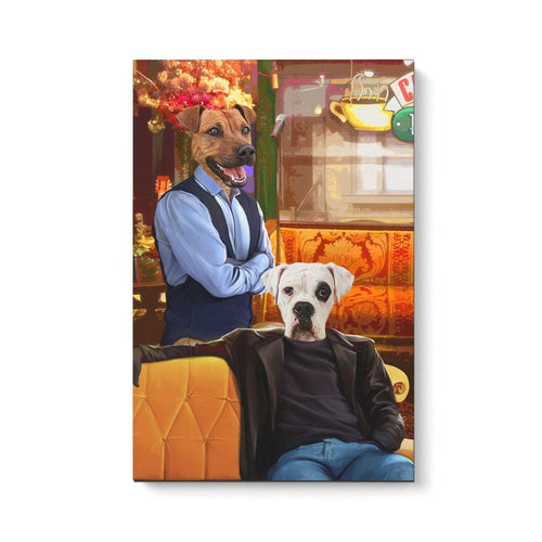 Crown and Paw - Canvas Boy Room Mates - Custom Pet Canvas