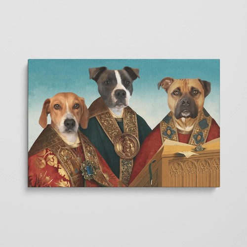 Crown and Paw - Canvas The Choir - Custom Pet Canvas