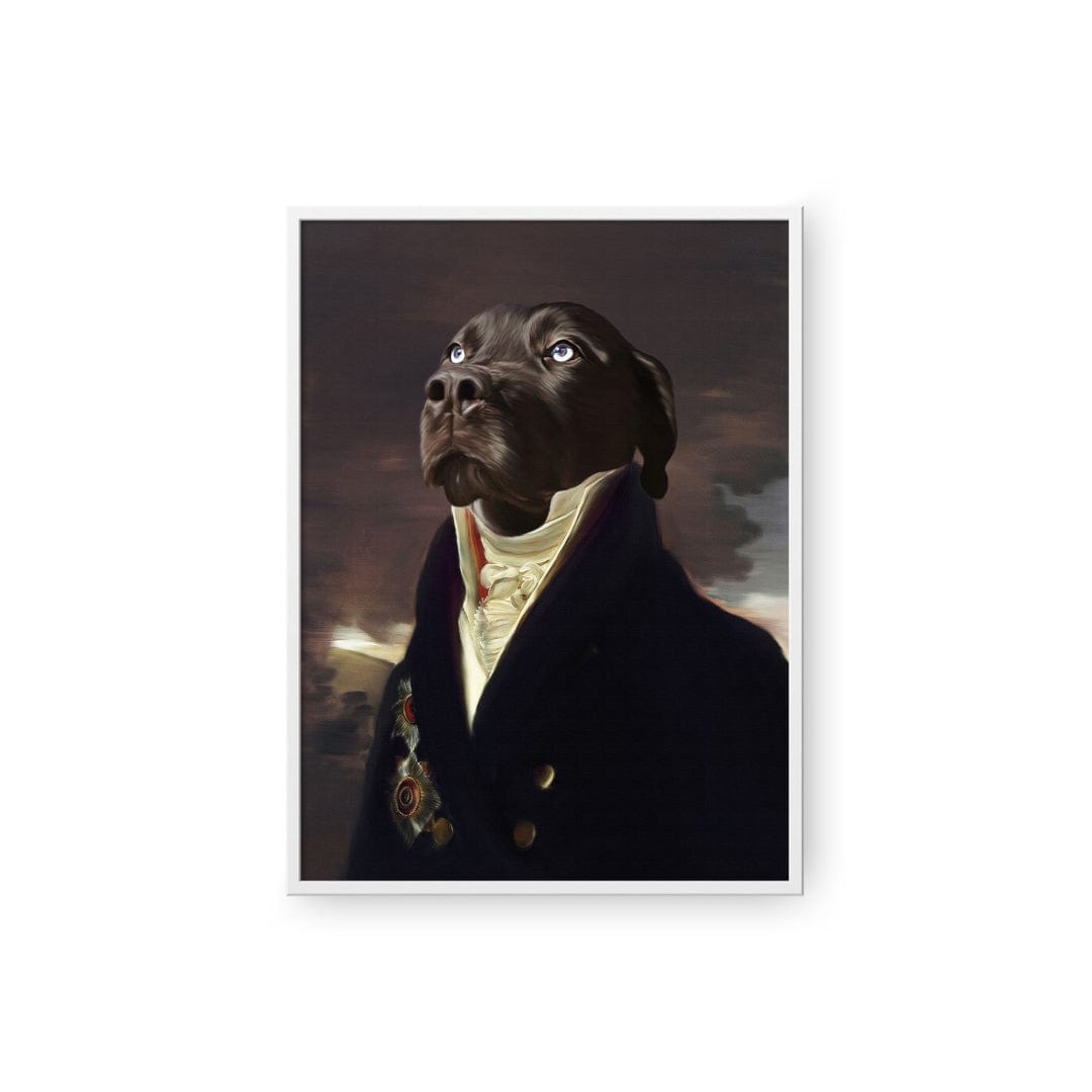 Crown and Paw - Poster The Count - Custom Pet Poster 8.3" x 11.7" / White