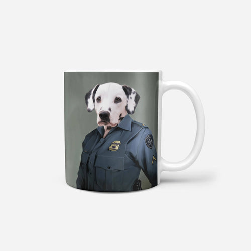 Crown and Paw - Mug Police Officer (Female) - Custom Pet Mug 11oz