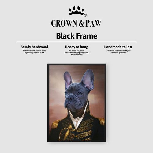 Crown and Paw - Poster The General - Custom Pet Poster