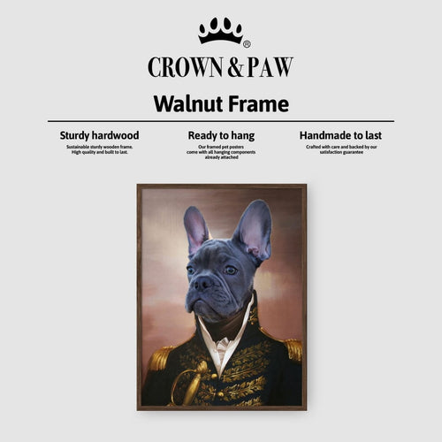 Crown and Paw - Poster The General - Custom Pet Poster