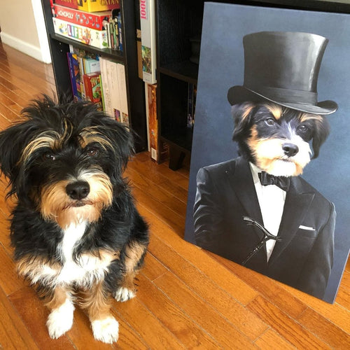 Crown and Paw - Canvas The Gentleman - Custom Pet Canvas