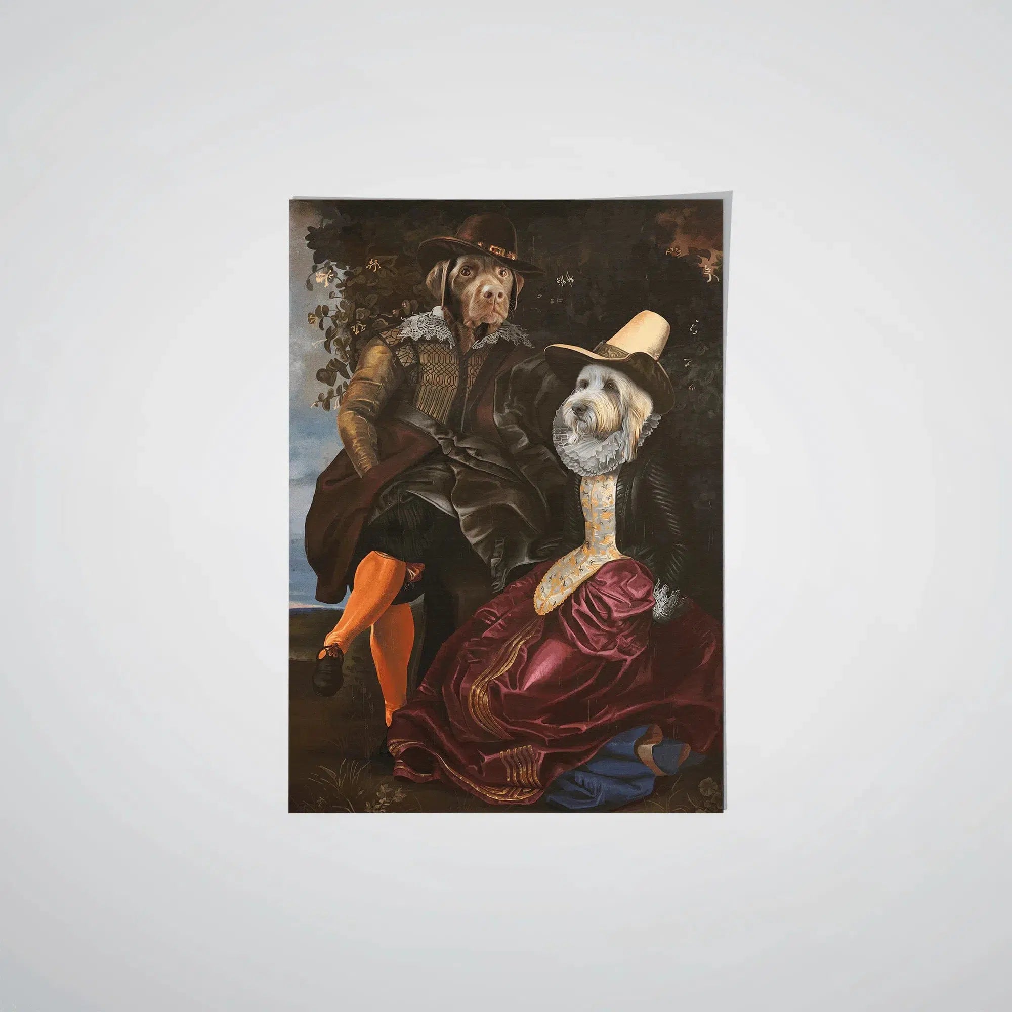 Crown and Paw - Poster The Lovers - Custom Pet Poster