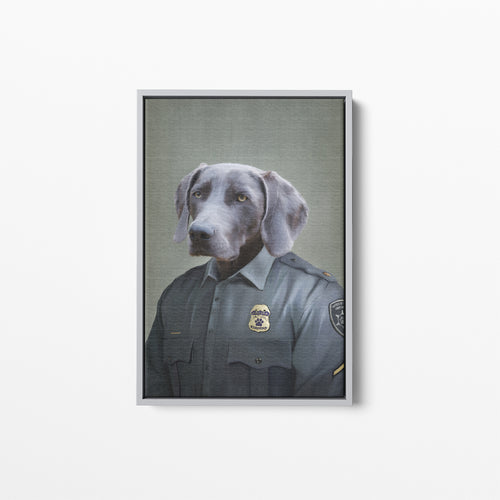 Police Officer (Male) - Custom Pet Canvas