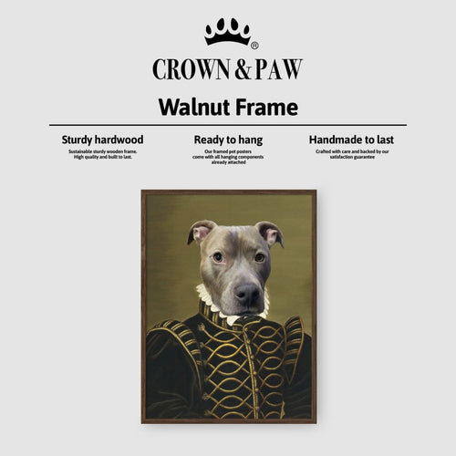 Crown and Paw - Poster The Noble - Custom Pet Poster