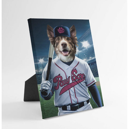 Crown and Paw - Standing Canvas Boston Paw Sox - Custom Standing Canvas