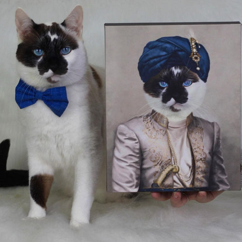 Crown and Paw - Canvas The Persian Prince - Custom Pet Canvas