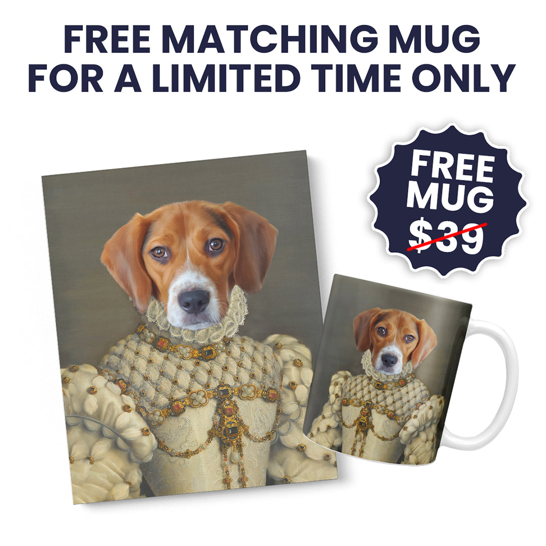 The Princess - Custom Pet Canvas