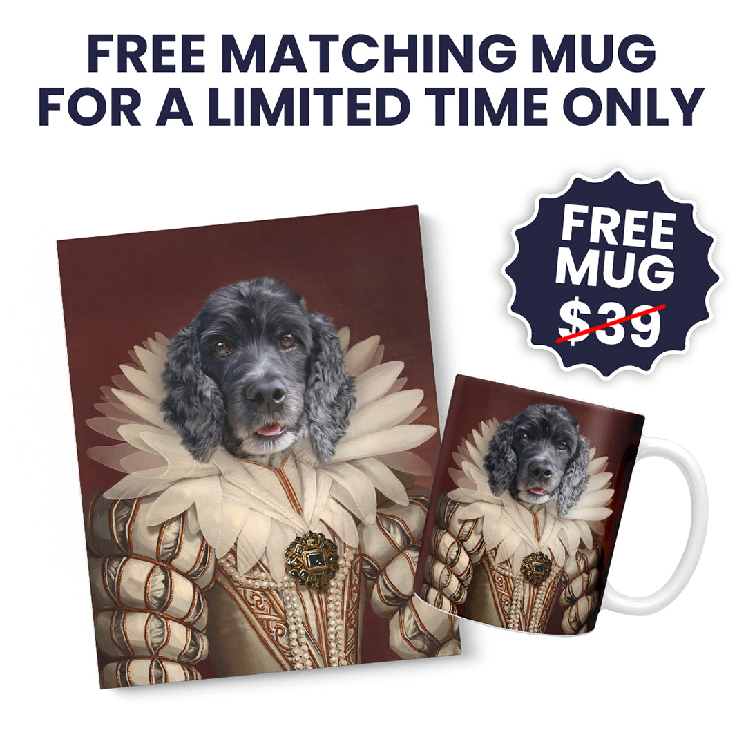 The Queen - Custom Pet Canvas