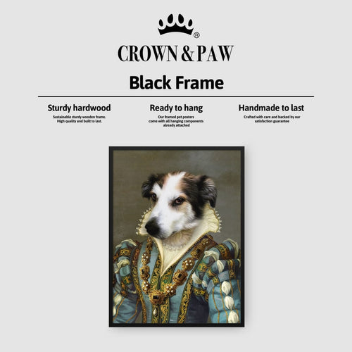 Crown and Paw - Poster The Sapphire Queen - Custom Pet Poster